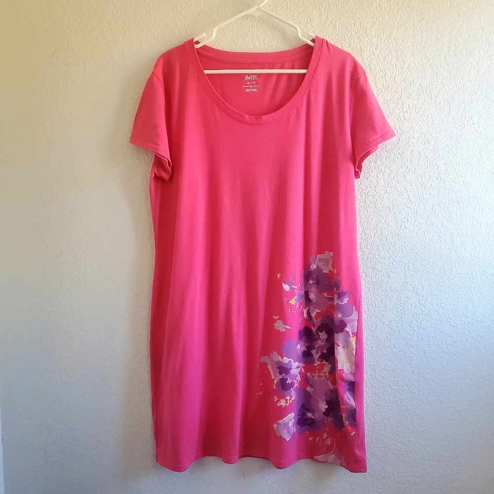 Bundle Of 3 T-Shirt Dresses XXL‎ Spring Summer Comfy Casual FLAW
